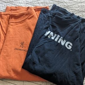 2 browning t shirts